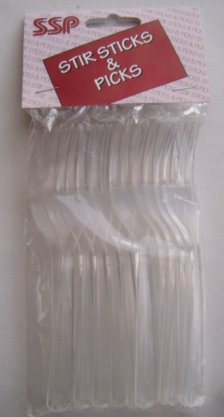 Fork - Heavy Weight - Clear - 12 pack